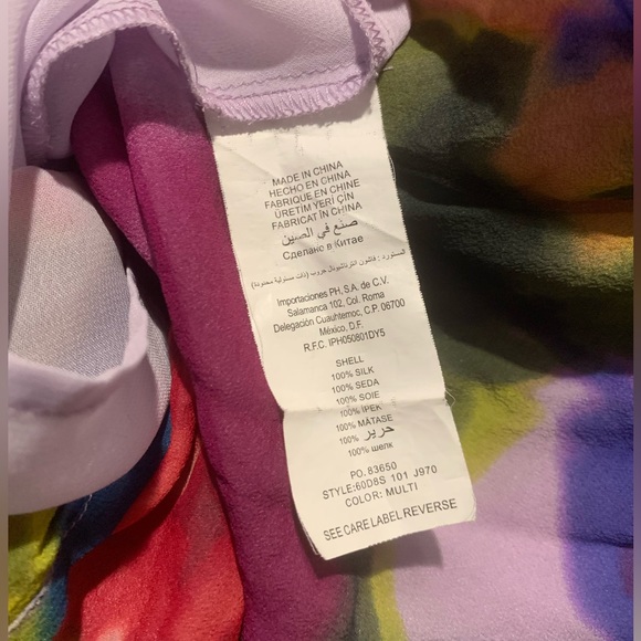 Bebe Floral One Shoulder Blouse - Picture 5 of 6